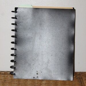 Staples Arc. Multi Subject Book Cover. 11 disk. Customizable notebook system.